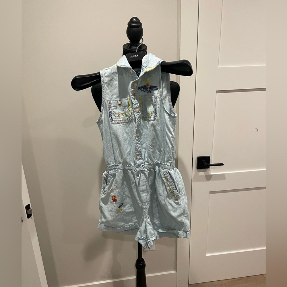Chambray romper-Polo Ralph Lauren